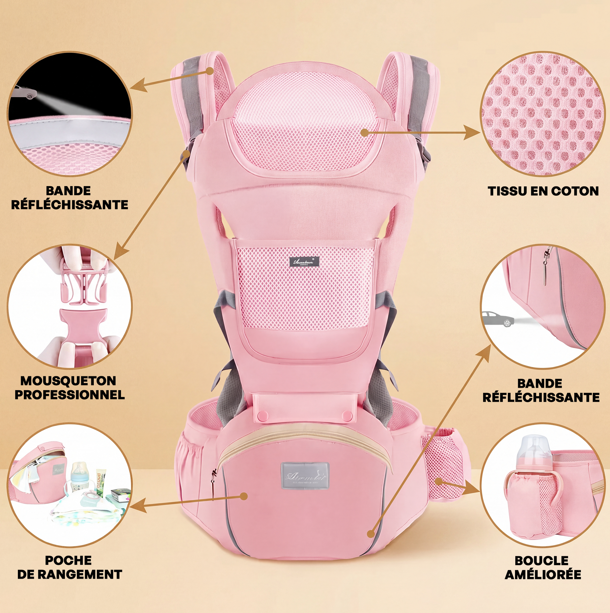 Porte-bébé Hipseat - BabyBloom