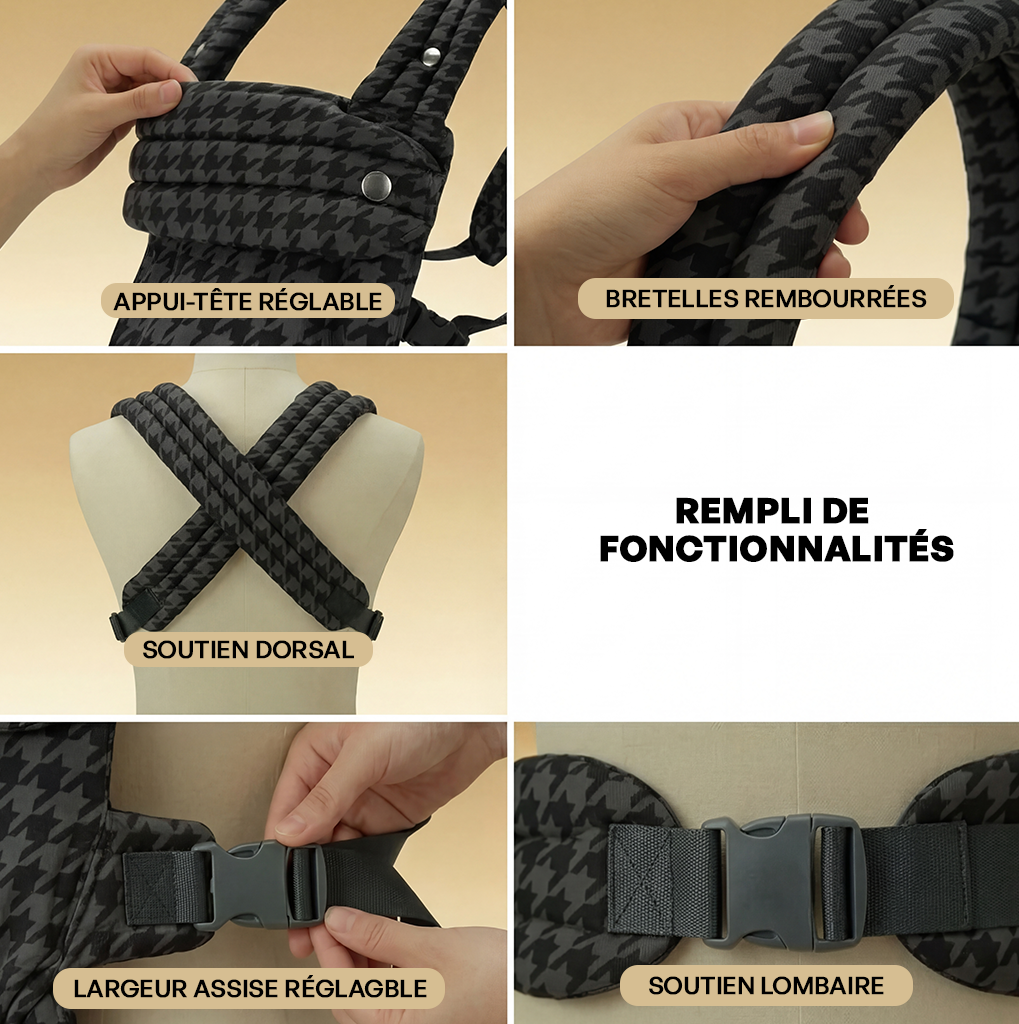 Porte-bébé ergonomique physiologique BabyBloom — photo 3